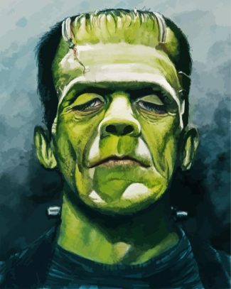 Frankenstein Illustration diamond painting