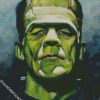 Frankenstein Illustration diamond painting