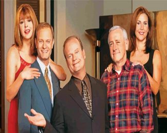 Frasier Characters Diamond Painting