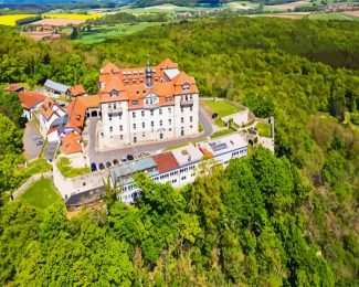 Freiberg Bieberstein Castle diamond painting