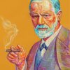 Freud Smoking diamond painting