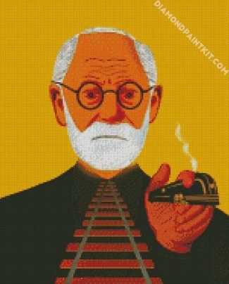 Freud Illustration diamond painting