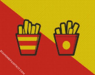 Fries Illustration diamond painting