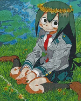 Froppy Tsuyu Asui Mha diamond painting