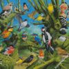 Garden Birds diamond paintings