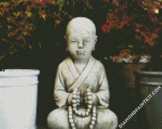 Garden Statue Small Buddha diamond painting