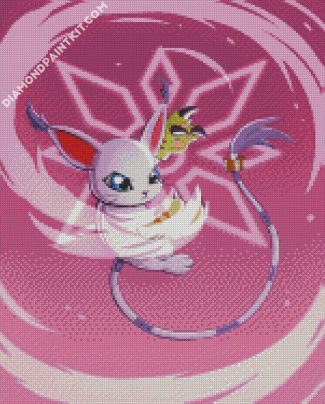 Gatomon digimon diamond paintings