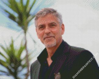 George Timothy Clooney diamond painting