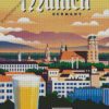 Germany munich Poster diamond paintings