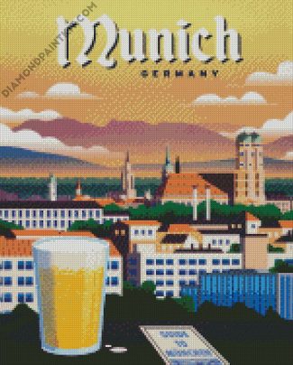 Germany munich Poster diamond paintings