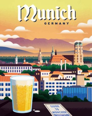 Germany munich Poster diamond painting