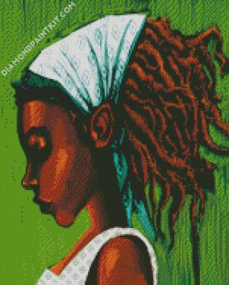 Girl In Rasta Style diamond painting