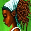 Girl In Rasta Style diamond painting