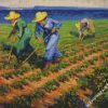 Girls Farming Art diamond paintings