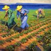 Girls Farming Art diamond painting