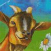 Goat With Flower diamond paintings