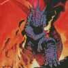 Godzilla Art diamond paintings