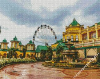 Gold Reef City Theme Park Johannesburg diamond painting