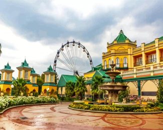 Gold Reef City Theme Park Johannesburg diamond painting