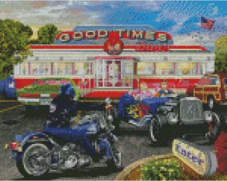 Good Times Diner diamond paintings