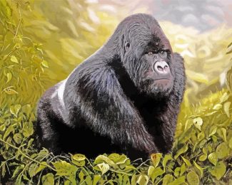 Gorilla In Jungle diamond painting