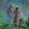 Gorilla and Baby diamond paintings