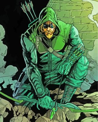 Green Arrow diamond painting