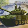 Green Military Tank diamond painting