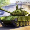 Green Military Tank diamond painting