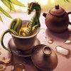 Green Tea Dragon diamond painting