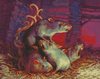 Grey Rats diamond paintings