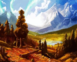 Grizzly Hills diamond painting