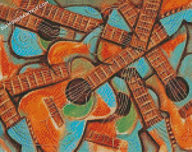 Guitars Art diamond paintings