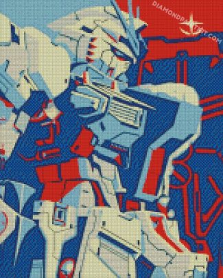 Gundam Illustration diamond paintings