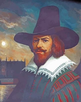 Guy Fawkes diamond painting