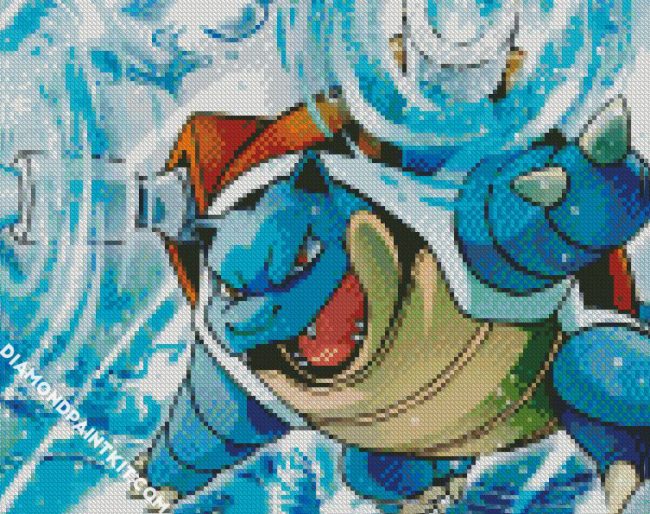 Angry Blastoise diamond painting