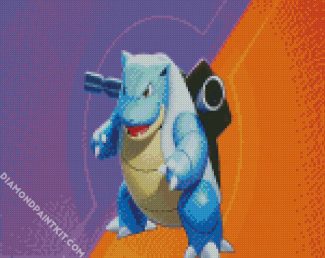 Blastoise Pokemon Unite Online Game diamond painting