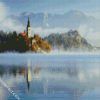 Bled Castle diamond painting