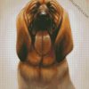 Bloodhound Dog Art diamond painting