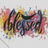 Colorful Blessed Quote diamond painting