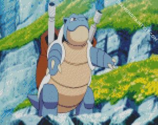 Blastoise diamond painting