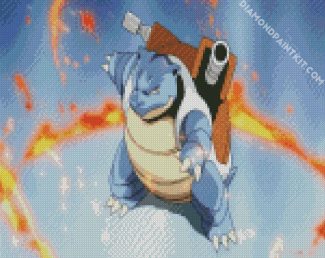 Blastoise Pokemon diamond painting