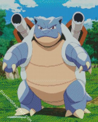 Blastoise Pokemon Unite diamond painting