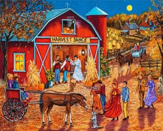 Harvest Dance diamond painting