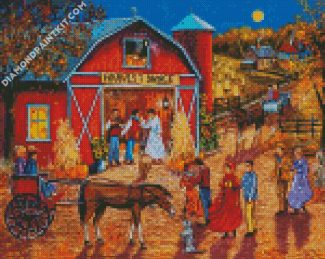 Harvest Dance diamond painting