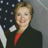 Hillary Clinton diamond painting