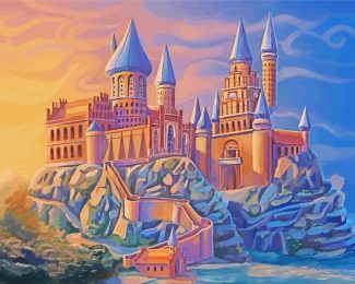 Hogwarts Castle Art diamond painting