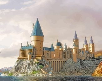 Hogwarts Castle diamond painting