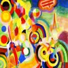 Homage To Bleriot Robert Delaunay diamond painting