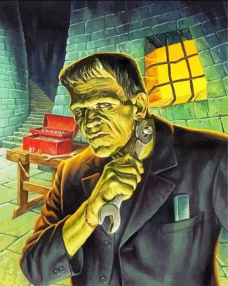 Horror Movie Frankenstein diamond painting